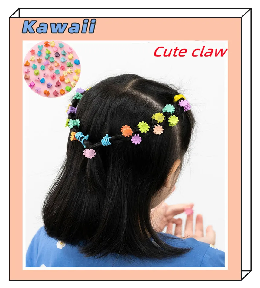 50 pcs/lots Children's cartoon hair claw Cute claw Kawaii mini clip Candy color rabbit smiling face Girl hair accessories gift
50 pcs/lots Children's cartoon hair claw Cute claw Kawaii mini clip Candy color rabbit smiling face Girl hair accessories gift