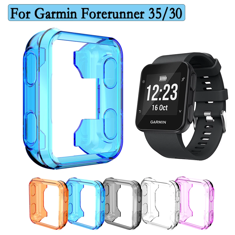 Мягкая и прочная защитная крышка из ТПУ для Garmin Forerunner 35/30, аксессуары высокого качества
Мягкая и прочная защитная крышка из ТПУ для Garmin Forerunner 35/30, аксессуары высокого качества