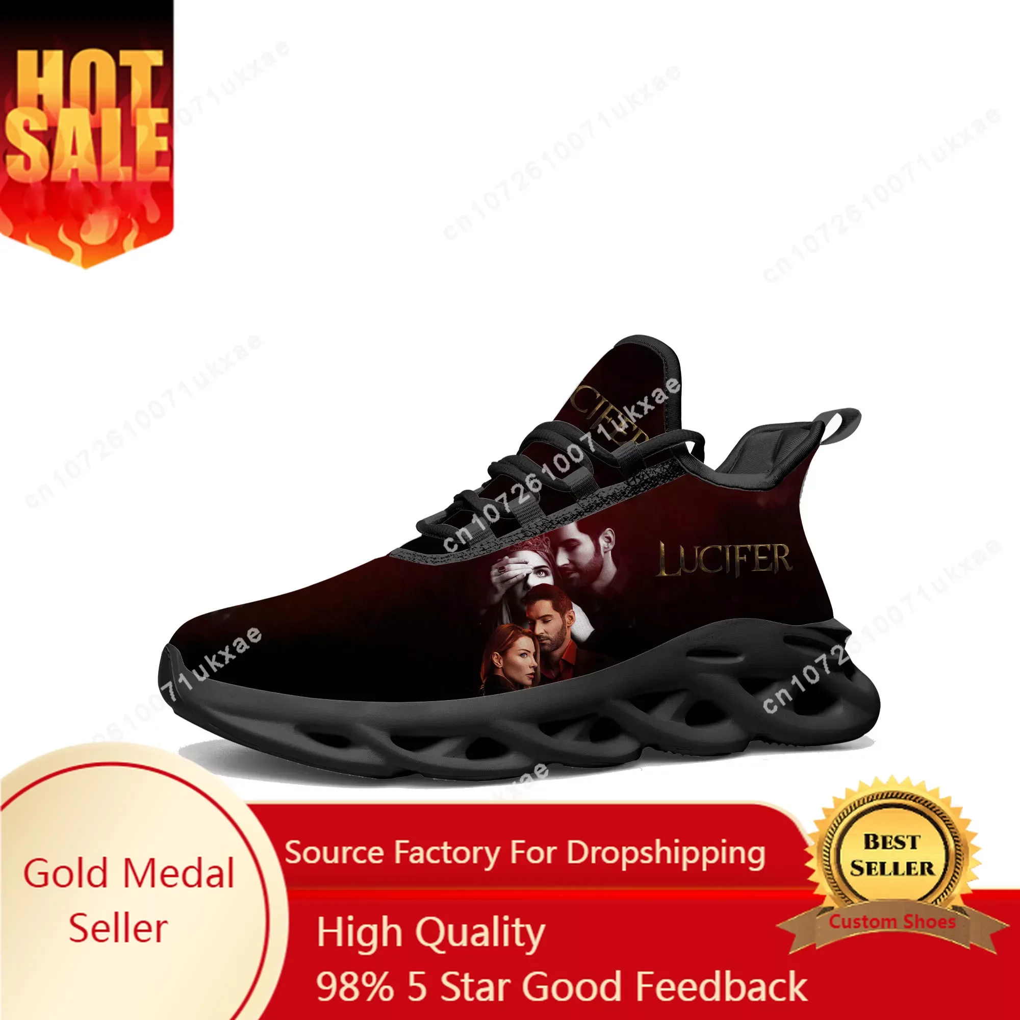 Lucifer Flats Sneakers Mens Womens Sports Running Shoes High Quality Tom Ellis Sneaker Lace Up Mesh Footwear custom made Shoe
Lucifer Flats Sneakers Mens Womens Sports Running Shoes High Quality Tom Ellis Sneaker Lace Up Mesh Footwear custom made Shoe