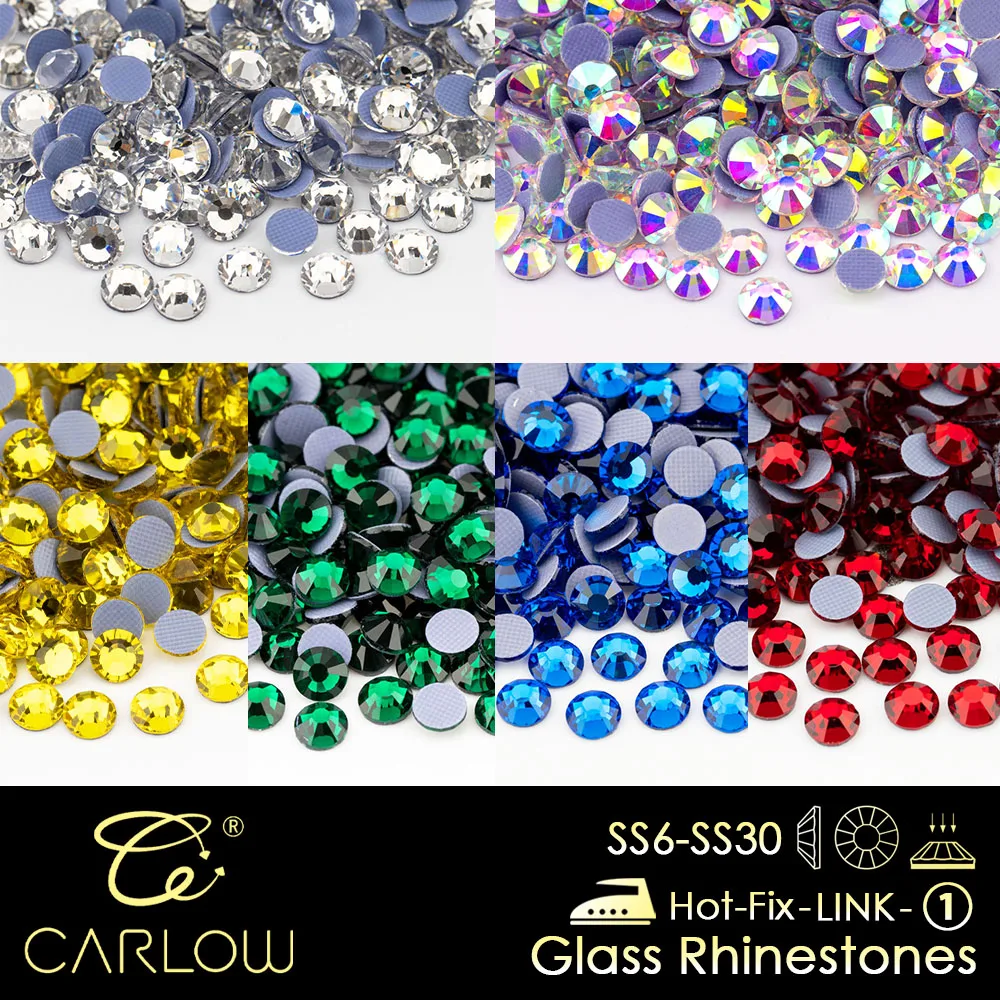 CARLOW SS6-SS30 Multicolor Sparkling AAAAA High Quality Glass Hot Fix Rhinestones Iron On Flatback Stones For Clothes
CARLOW SS6-SS30 Multicolor Sparkling AAAAA High Quality Glass Hot Fix Rhinestones Iron On Flatback Stones For Clothes