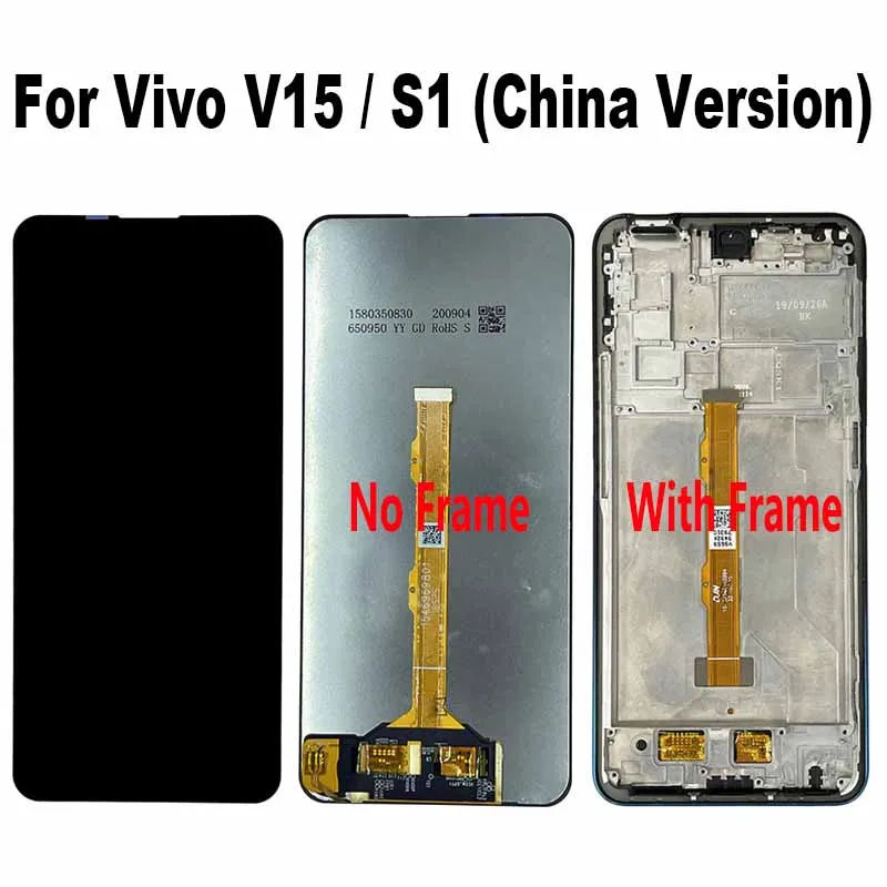 

For Vivo V15 1819 LCD Display Touch Screen Digitizer Assembly For Vivo S1 (China) V1831A V1831T