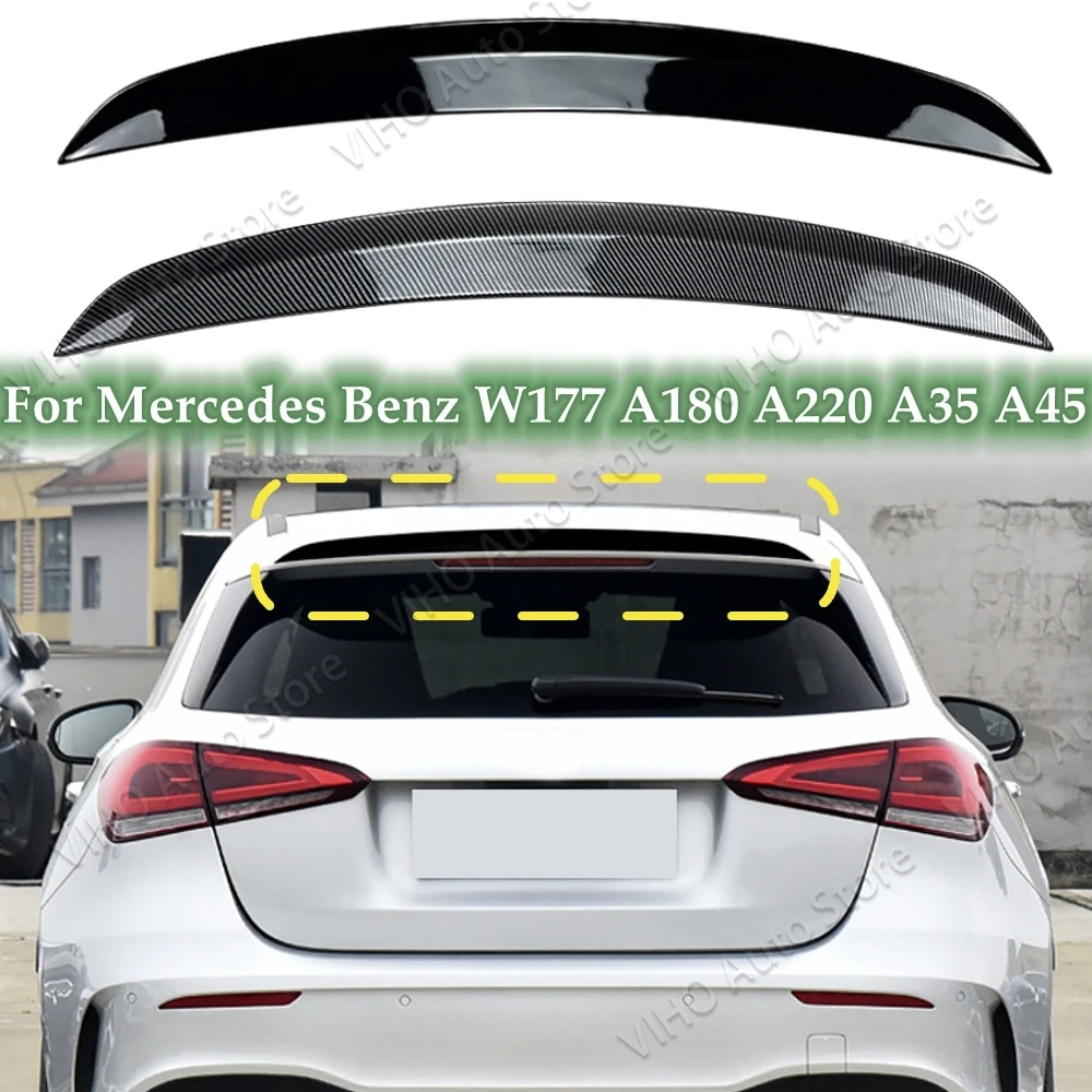 

Car Rear Trunk Roof Spoiler For Mercedes Benz A Class W177 A160 A180 A200 A220 A45 A35 Hatchback AMG 2018-2023 Tail Wing Spoiler