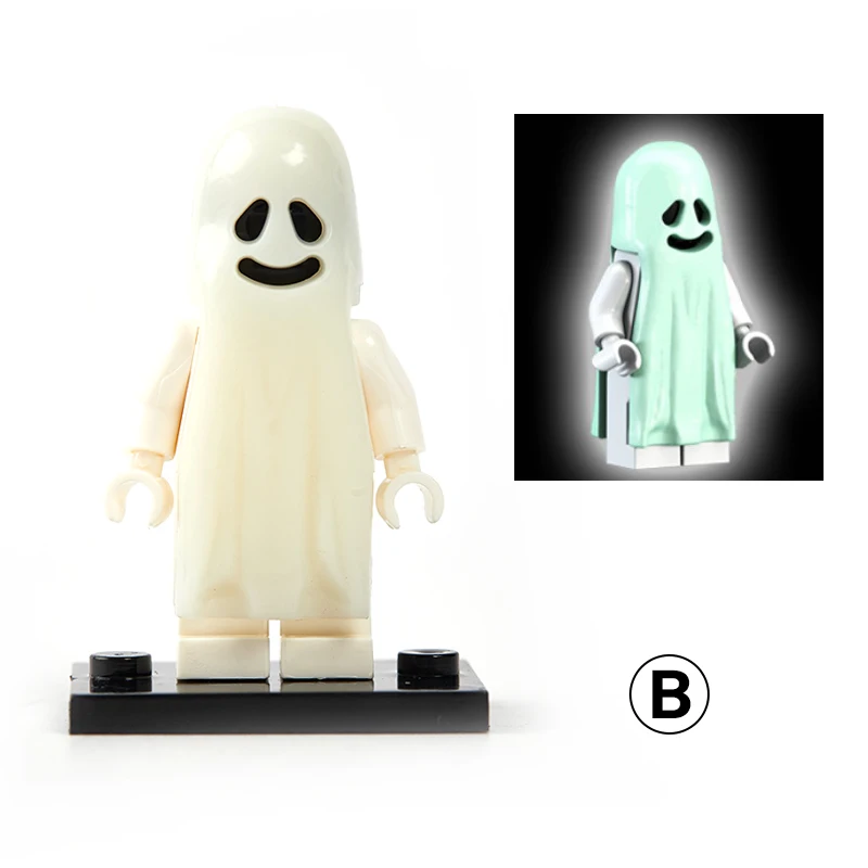 1PC new Horror Halloween Series Building Blocks Luminous Smiling & Crying Ghost Model Action Figures Small Bricks Toys for Child
1PC new Horror Halloween Series Building Blocks Luminous Smiling & Crying Ghost Model Action Figures Small Bricks Toys for Child