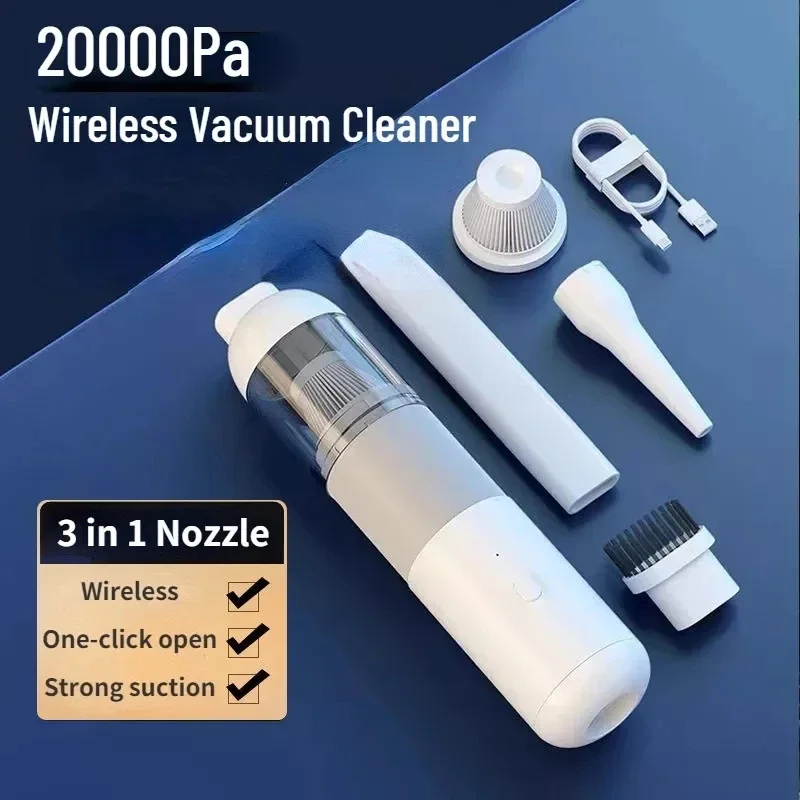 20000Pa Car Vacuum Cleaner Cordless Powerful Suction Car Vacuum Cleaner Handheld Home Mini Portable Cleaning Tools
20000Pa Car Vacuum Cleaner Cordless Powerful Suction Car Vacuum Cleaner Handheld Home Mini Portable Cleaning Tools