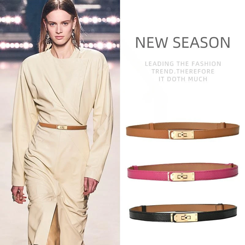 2024 New Leather Thin Belt Women's Fashion Casual Accessories Luxury Design Girdle Belted Dress Decoration
2024 New Leather Thin Belt Women's Fashion Casual Accessories Luxury Design Girdle Belted Dress Decoration