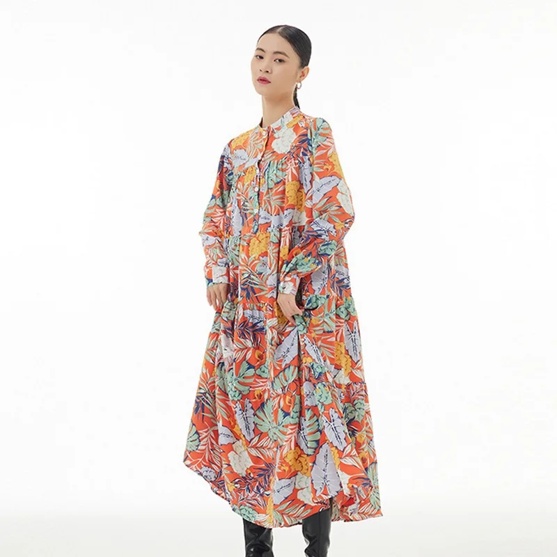 Spring 2024 new Bohemian retro loose show thin cake dress + high quality niche designer
Spring 2024 new Bohemian retro loose show thin cake dress + high quality niche designer