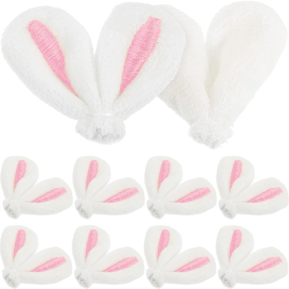 

20/30pcs Cartoon Rabbit Ear Hairpin Hair Clip DIY Craft Making Materials Easter Bunny Ears Headwear Accessories