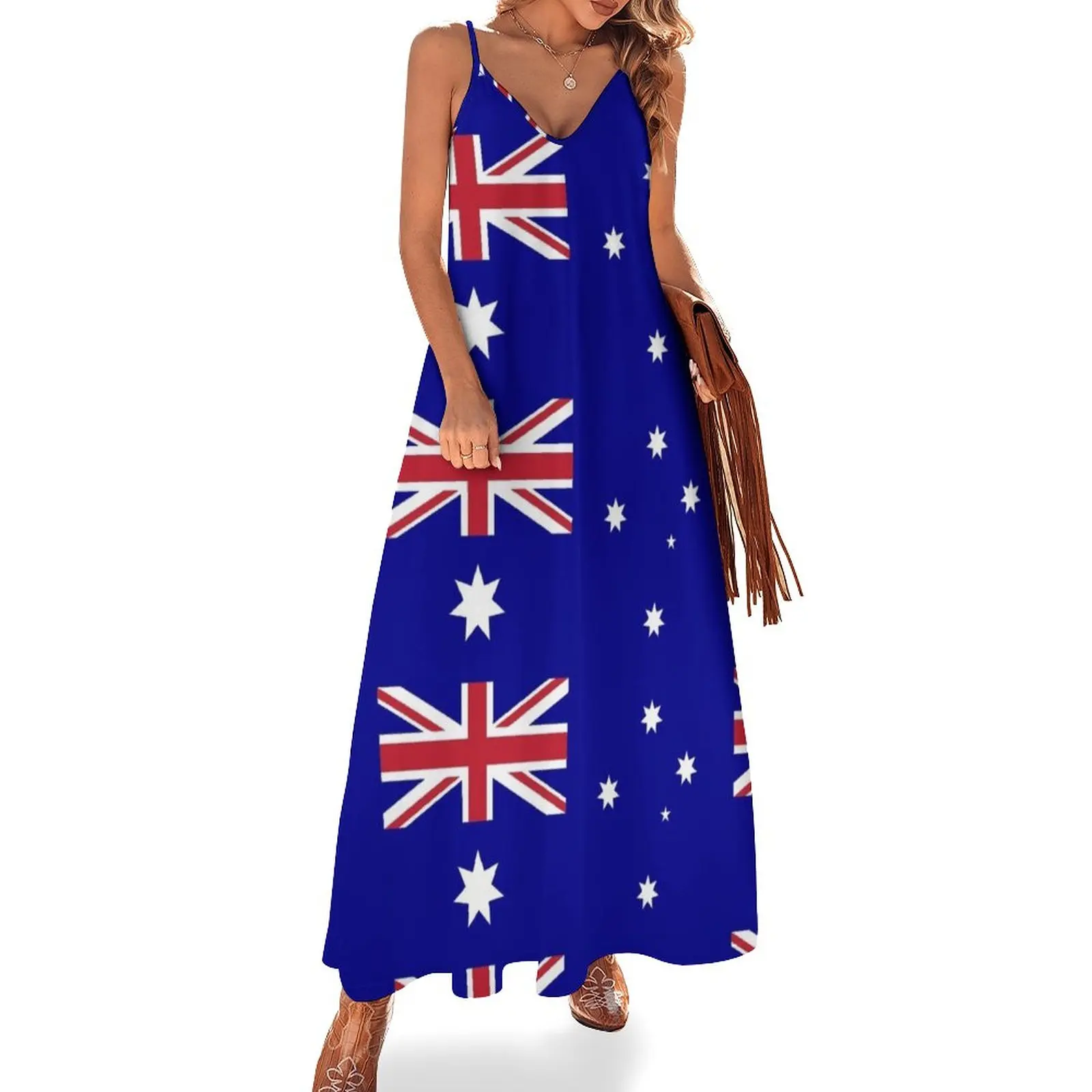 

Australian Flag - Standard colors Sleeveless Dress women's summer dress 2023 Long dress woman