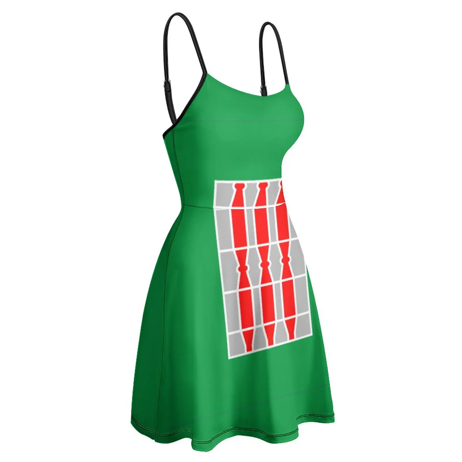 

Flag of Umbria Women's Sling Dress Humor Graphic Strappy Dress Top Quality Exotic Woman's Clothing Vacations
