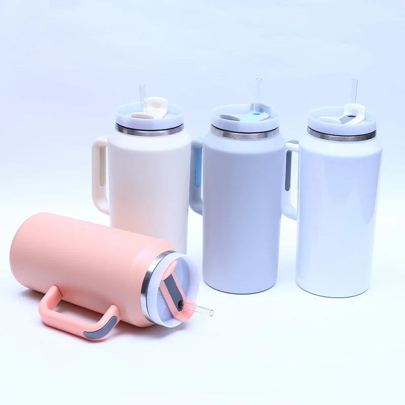 

Portable Thermos Cup Convenient Keep Drinks Hot Or Cold Sealed Insulation Easy To Carry High Capacity Travel Essentials Solid
