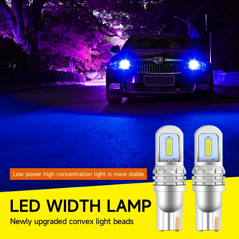 

T10 Car Width Indicator Light 12V-24V Car Decoration Lights 7 color 2.3W 1820 LED Car Modification Small Light Car Accessories