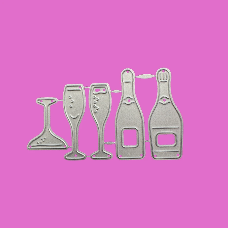 Wine and Glasses Metal Cutting Dies for DIY Scrapbooking and Card Making Decor Embossing Craft Die Cut
Wine and Glasses Metal Cutting Dies for DIY Scrapbooking and Card Making Decor Embossing Craft Die Cut