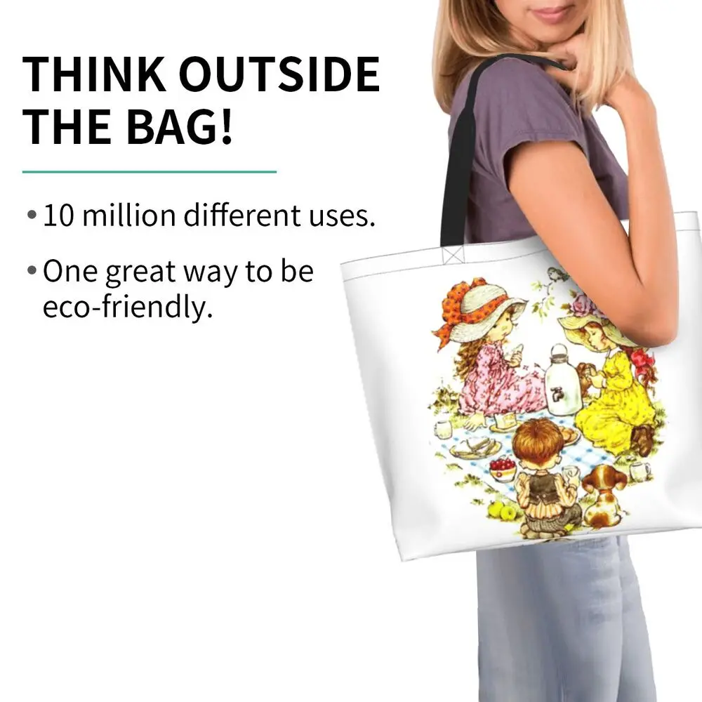 Custom Kawaii Sarah Kay Shopping Canvas Bags Women Portable Large Capacity Groceries Girl Roses And Watering Tote Shopper Bags 45 Se959f10cb0354bdc9e0b4685d49ee1fd4