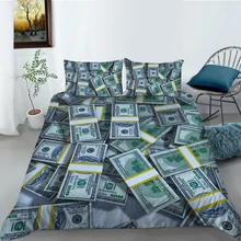 European Pattern Hot Sale Bed Linen Soft Bedding Set 3d Digital Money Printing 2/3pcs Duvet Cover Set ES/DE/EU/US Size
European Pattern Hot Sale Bed Linen Soft Bedding Set 3d Digital Money Printing 2/3pcs Duvet Cover Set ES/DE/EU/US Size