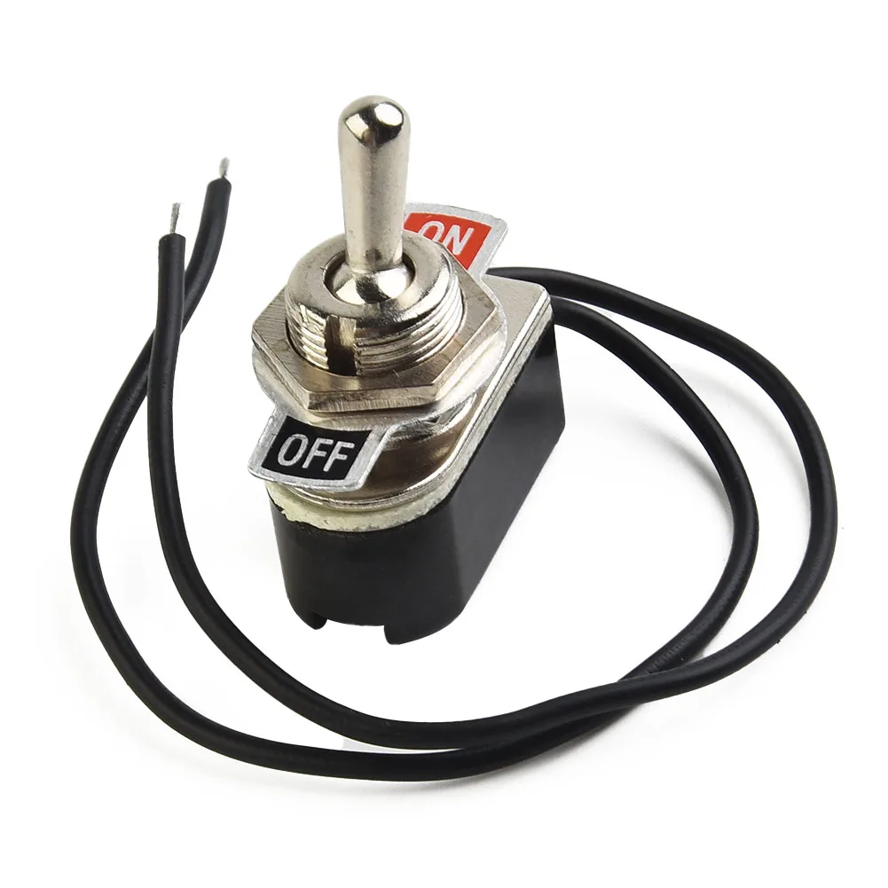 1pcs Prewired Rocker Toggle Switch 2 Foot ON/OFF Electrical Equipment Tools With Wire And SPST Contacts 6A/125V
1pcs Prewired Rocker Toggle Switch 2 Foot ON/OFF Electrical Equipment Tools With Wire And SPST Contacts 6A/125V