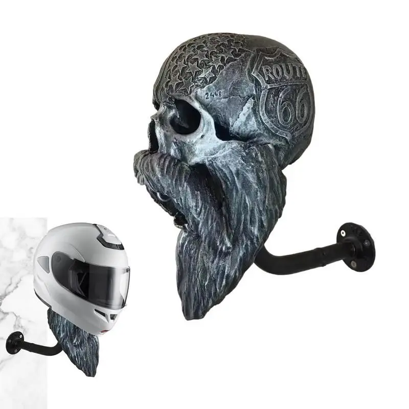 Wall Mount Motorcycle Skull Helmets Holder Wall Mounted Hanger Resin Crafts Decorative Skull Helmets Holder skull Helmets Hold
Wall Mount Motorcycle Skull Helmets Holder Wall Mounted Hanger Resin Crafts Decorative Skull Helmets Holder skull Helmets Hold
