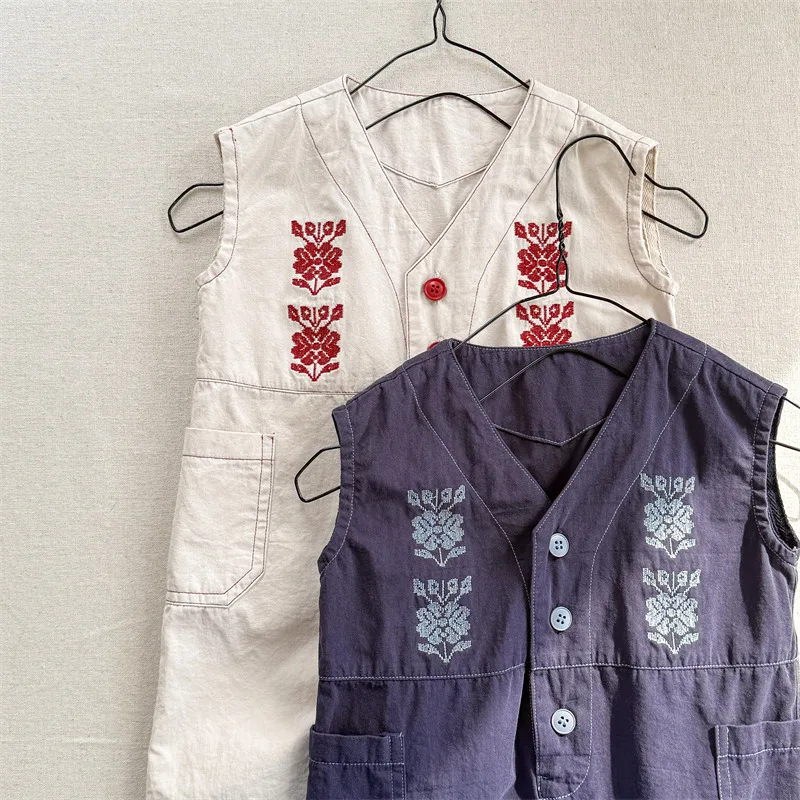 2025 Spring New Girls Overalls Loose Kids Jumpsuit Flower Embroidery Baby Bib Pants Children Casual Pants Infant Clothes 34 Se95aa865df84461a9ffa46e92e06acd9k