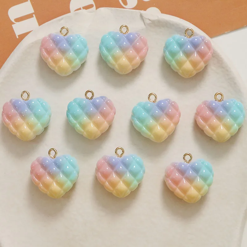 Tredny Pastel Rainbow Colors Resin Love Heart Charms 20pcs 21*20mm Ornament Accessories Earring Necklace Bracelet Pendants
Tredny Pastel Rainbow Colors Resin Love Heart Charms 20pcs 21*20mm Ornament Accessories Earring Necklace Bracelet Pendants
