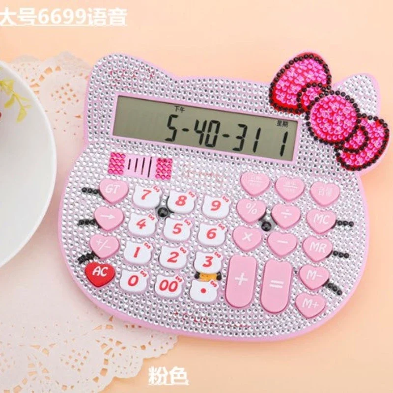 Hello Kitty Y2K Алмазный голос кавайный калькулятор креативный милый Кристалл Алмазный модный обучающий офисные канцелярские принадлежности оптом
Hello Kitty Y2K Алмазный голос кавайный калькулятор креативный милый Кристалл Алмазный модный обучающий офисные канцелярские принадлежности оптом