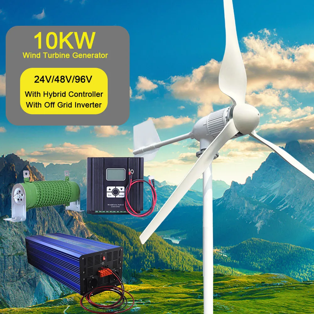 

Генератор ветряной турбины 10000 Вт 10 кВт 24 в 48 в 96 в генераторы свободной энергии ветряная мельница генератор с постоянным магнитом бытовая техника