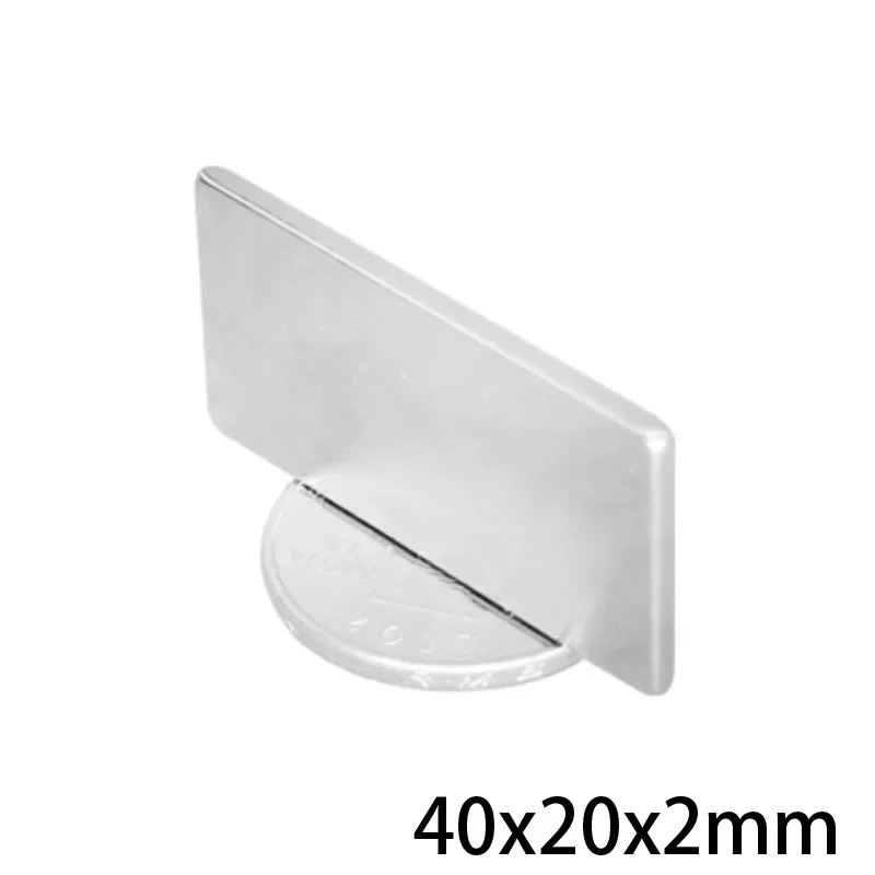 40x20x2 mm Rare Earth Magnets 40mmX20mm Long Block Rectangular Magnetic 40x20x2mm Permanent Neodymium Magnet 40*20*2 mm
40x20x2 mm Rare Earth Magnets 40mmX20mm Long Block Rectangular Magnetic 40x20x2mm Permanent Neodymium Magnet 40*20*2 mm