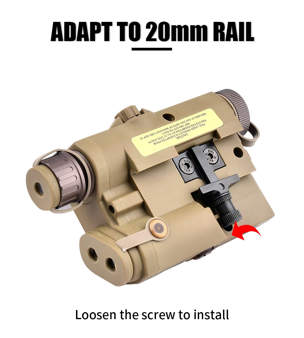 Tanio Airsoft Laser myśliwski AN/PEQ 15 LA5C UHP broń taktyczna sklep