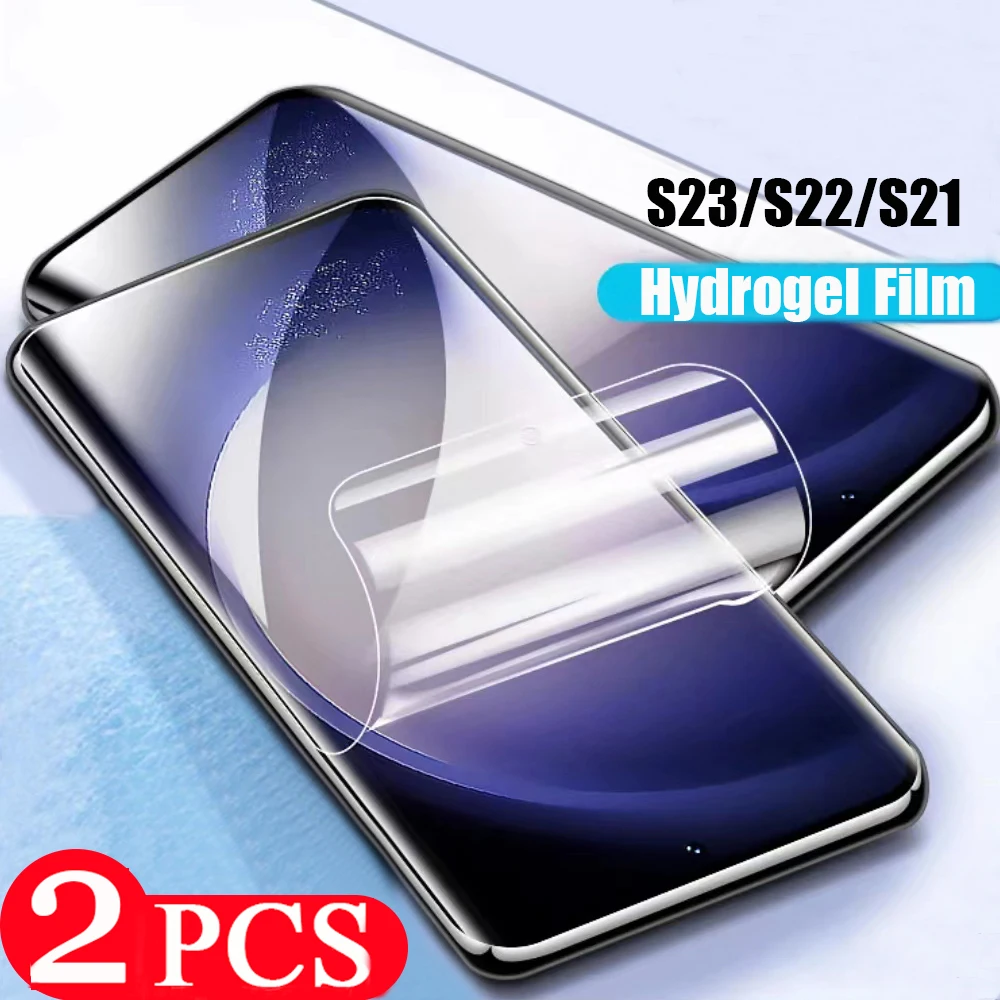 2Pcs cover For Samsung Galaxy S23 Hydrogel film S22 Ultra S21 S20 plus S10 lite 5G S10E phone screen protector Not Glass HD film
2Pcs cover For Samsung Galaxy S23 Hydrogel film S22 Ultra S21 S20 plus S10 lite 5G S10E phone screen protector Not Glass HD film
