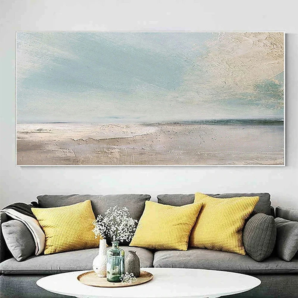 Hand Painted Oil Paintings Abstract Seascape Painting Beach Ocean Living Room Hallway Bedroom Luxurious Decorative Painting
Hand Painted Oil Paintings Abstract Seascape Painting Beach Ocean Living Room Hallway Bedroom Luxurious Decorative Painting