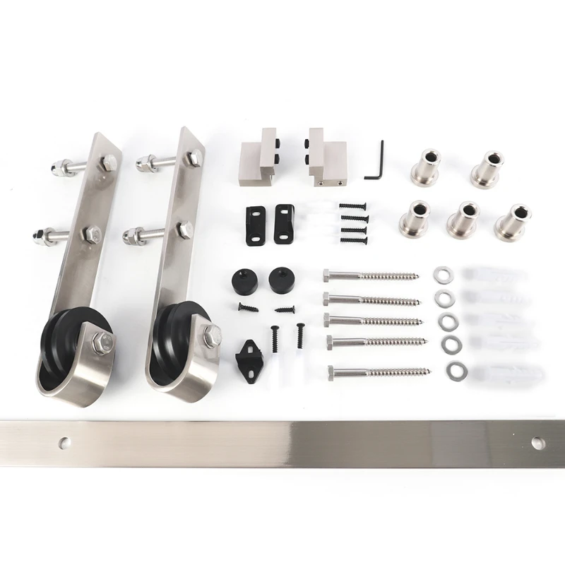 6Feet Barn Doors hardware for modern hotel interior Classical country style barn door hardware
6Feet Barn Doors hardware for modern hotel interior Classical country style barn door hardware