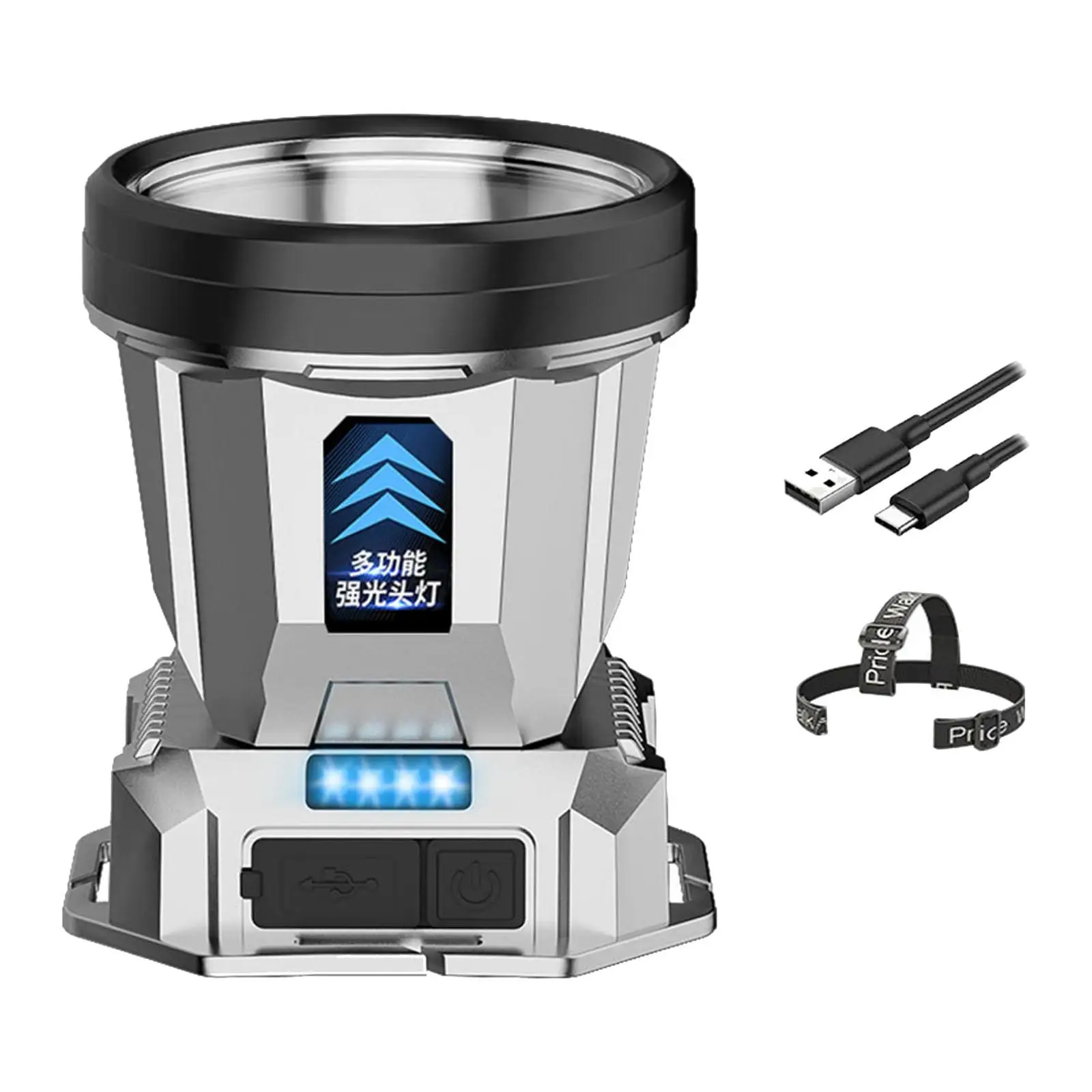 LED Rechargeable Headlamp Waterproof Super Bright Flashlight High Lumens Headlight for Running Jogging Camping Climbing Outdoor
LED Rechargeable Headlamp Waterproof Super Bright Flashlight High Lumens Headlight for Running Jogging Camping Climbing Outdoor