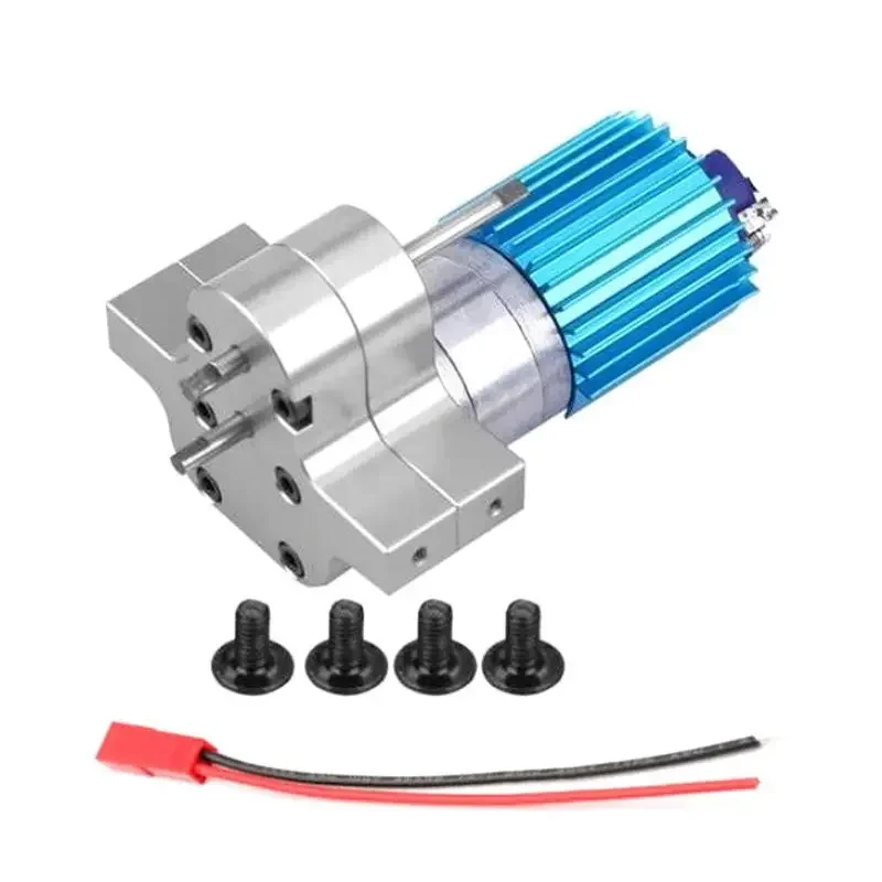 Speed Change Gear Box Metal Gearbox with 370 Brush Motor Anodizing Treatment for Heatsink and Mount Base for WPL 1633 RC Car
Speed Change Gear Box Metal Gearbox with 370 Brush Motor Anodizing Treatment for Heatsink and Mount Base for WPL 1633 RC Car