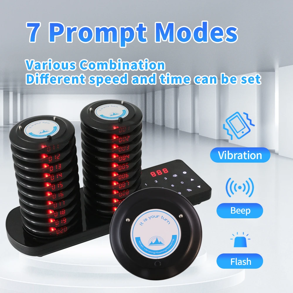 Wireless Restaurant Pager System Dual Charging Base Wireless Calling System Coaster For Food Truck Church Clinic Coffee Shop Wireless Restaurant Pager System Dual Charging Base Wireless Calling System Coaster For Food Truck Church Clinic Coffee Shop