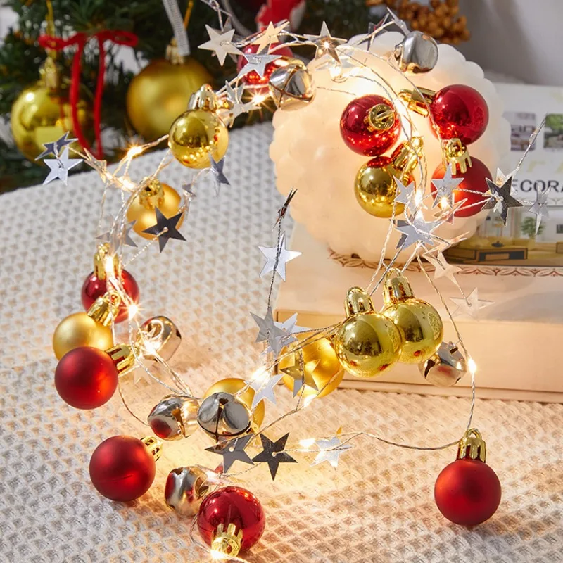 2m New LED Christmas Holiday Room Bedroom Decoration Christmas Bell Light String New Crystal String Light Holiday Decoration
2m New LED Christmas Holiday Room Bedroom Decoration Christmas Bell Light String New Crystal String Light Holiday Decoration