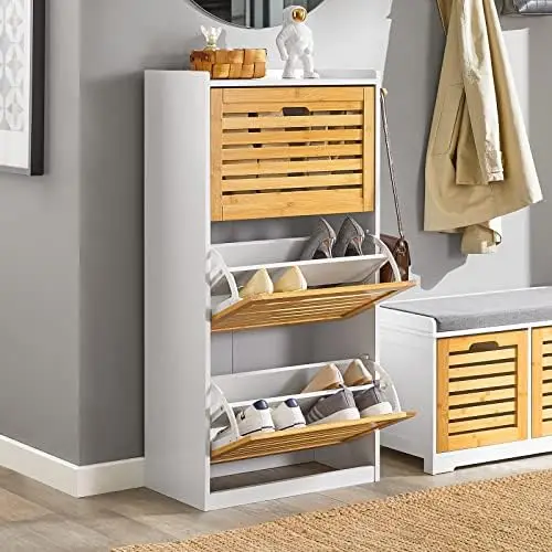 White & Natural 3 Flip-Drawers Shoe Cabinet, Shoe , Shoe Storage Bench Indoor slippers Sapateiras organizador de sapatos Door sh
White & Natural 3 Flip-Drawers Shoe Cabinet, Shoe , Shoe Storage Bench Indoor slippers Sapateiras organizador de sapatos Door sh