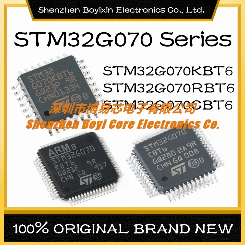 STM32G070CBT6 STM32G070RBT6 STM32G070KBT6 ARM Cortex-M0 64MHz Flash memory: 128K@x8bit RAM: 36KB MCU (MCU/MPU/SOC)
STM32G070CBT6 STM32G070RBT6 STM32G070KBT6 ARM Cortex-M0 64MHz Flash memory: 128K@x8bit RAM: 36KB MCU (MCU/MPU/SOC)