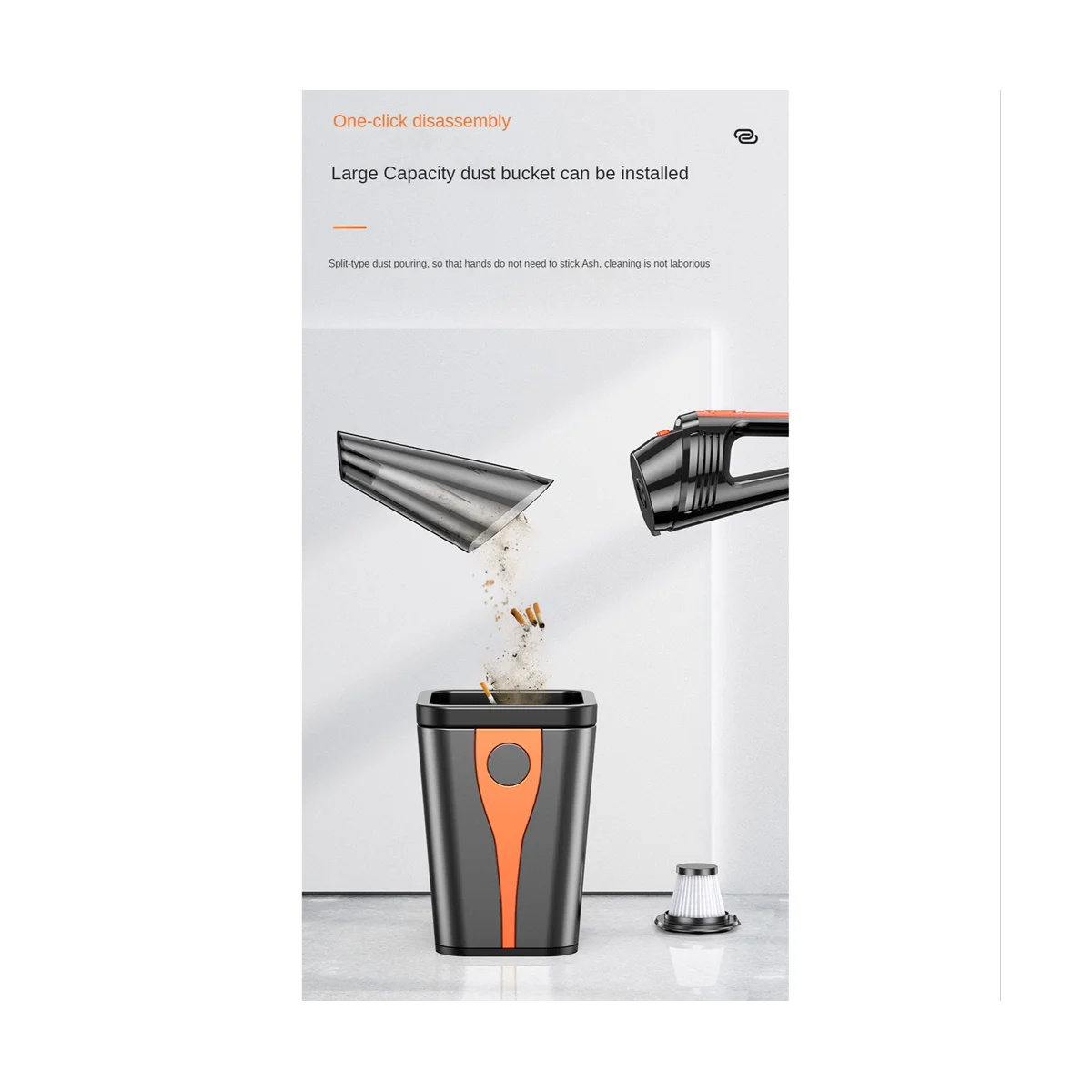 Беспроводной автомобильный пылесос 6000 ПА Мощное всасывание портативный пылесос двойного использования ручной очиститель рабочего стола
Беспроводной автомобильный пылесос 6000 ПА Мощное всасывание портативный пылесос двойного использования ручной очиститель рабочего стола