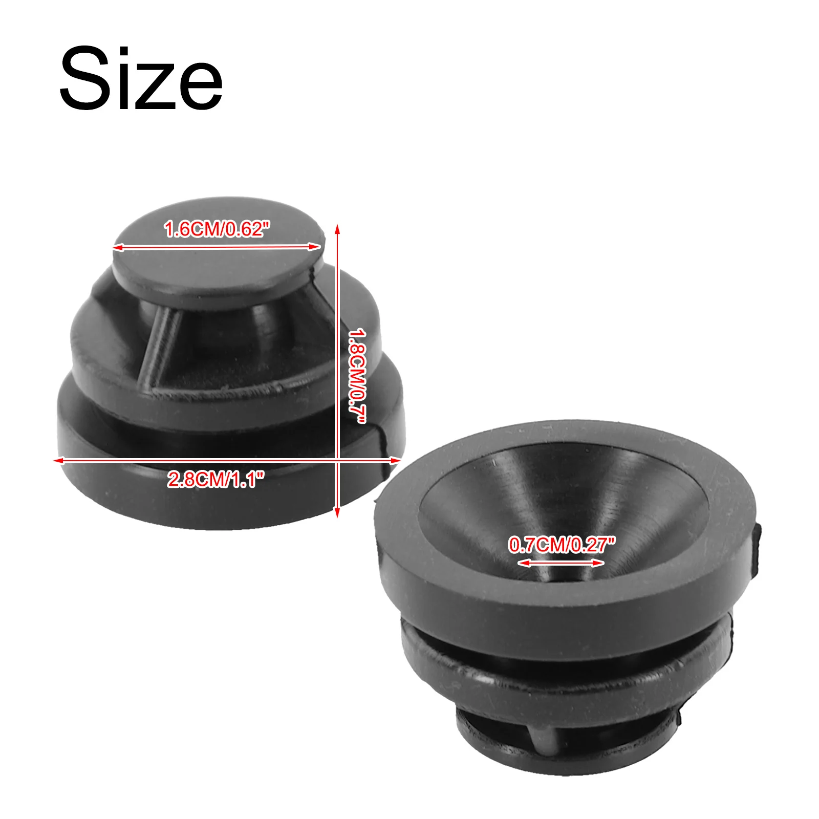 

Auto Car Engine Cover Mounts Car Accessories 2 PCS Black Car Engine Cover Rubber Mount P30110238 Rubber None New