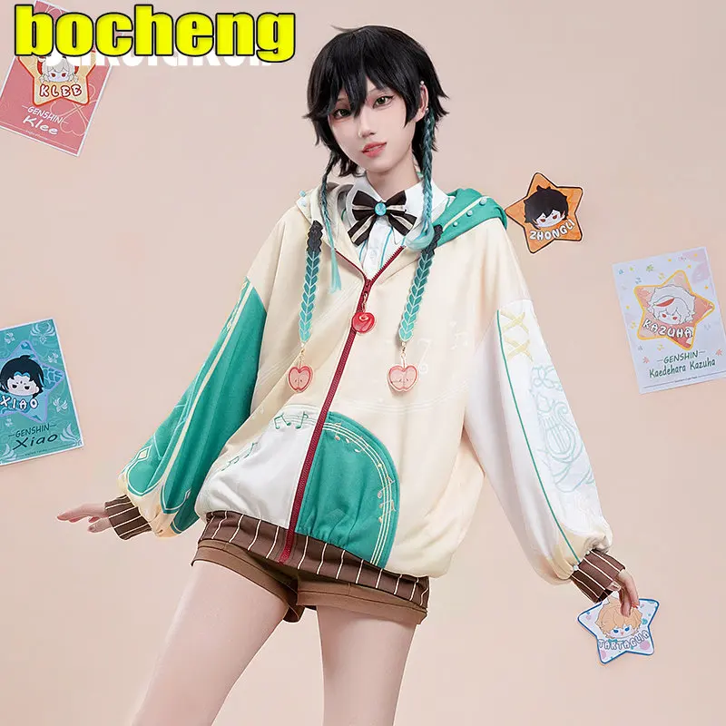 Venti Costume Coat Spring Cardigan Cosplay Game Genshin Impact Role Venti Green Loose Coat
Venti Costume Coat Spring Cardigan Cosplay Game Genshin Impact Role Venti Green Loose Coat