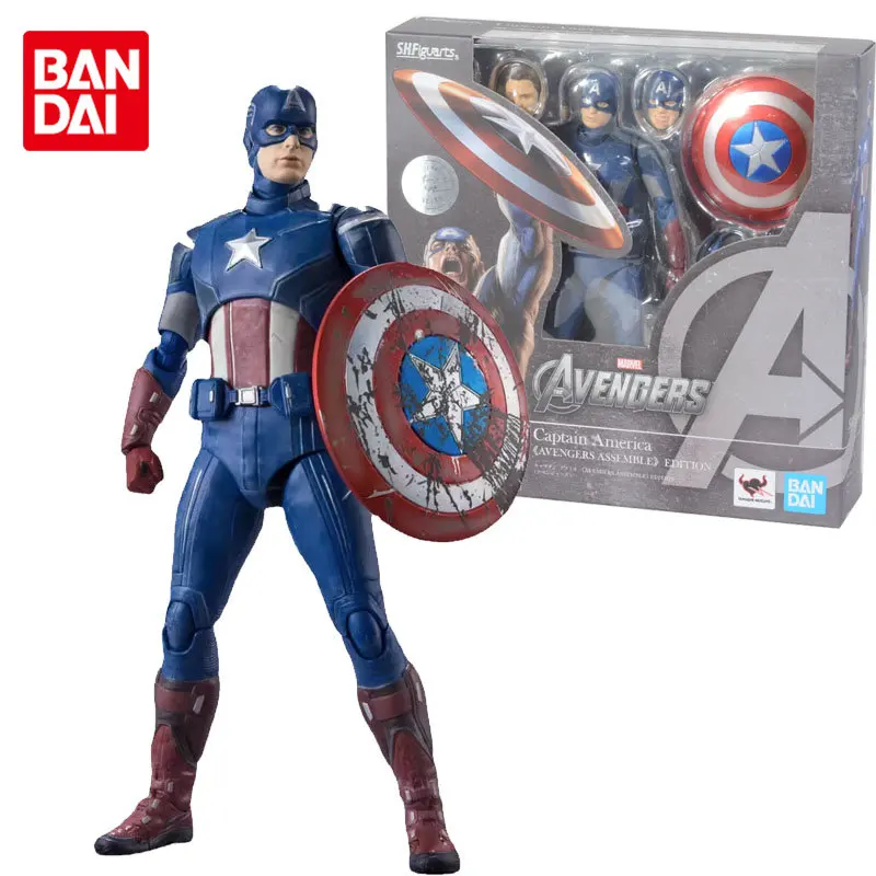 Bandai Original SHF The Avengers Steve Rogers Joints Movable Anime Action Figures Toys for Boys Girls Kids Gift
Bandai Original SHF The Avengers Steve Rogers Joints Movable Anime Action Figures Toys for Boys Girls Kids Gift
