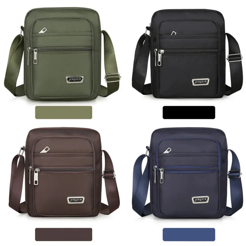 Men Nylon Shoulder Bag Messenger Bag Casual Waterproof Nylon Zipper Pocket Handbag Fashion Tote Travel Male Crossbody Bags
Men Nylon Shoulder Bag Messenger Bag Casual Waterproof Nylon Zipper Pocket Handbag Fashion Tote Travel Male Crossbody Bags