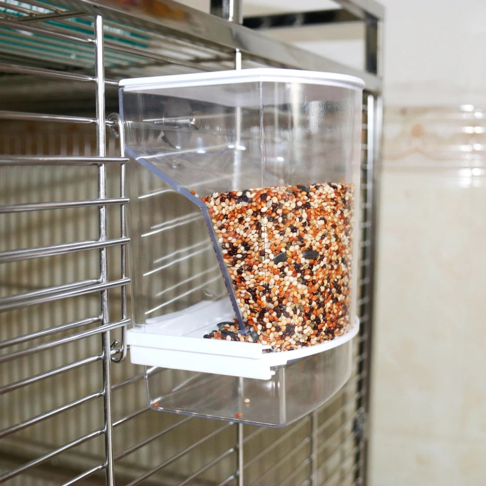 Bird Feeder No-Mess Automatic Parrot Feeder Transparent Food Container Bird Cage Accessories For Small Birds Feeding Supplies
Bird Feeder No-Mess Automatic Parrot Feeder Transparent Food Container Bird Cage Accessories For Small Birds Feeding Supplies