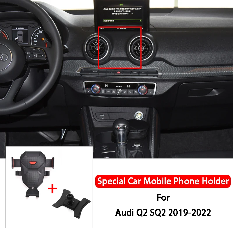 Автомобильный держатель для Audi Q2 SQ2 2019-2022, вращающийся на 360 градусов, специальный кронштейн с креплением для GPS, аксессуары для навигации
Автомобильный держатель для Audi Q2 SQ2 2019-2022, вращающийся на 360 градусов, специальный кронштейн с креплением для GPS, аксессуары для навигации