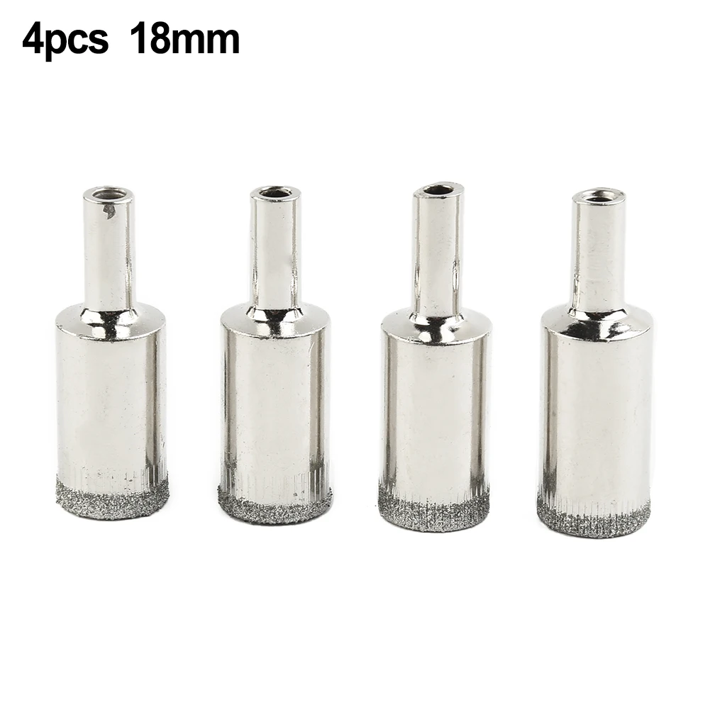 4Pcs Dry Drill Bit Diamond Coated Hole Opener Hole Saw Cutter Drill Bit 18mm For Glass Tile Cutting Tools Power Tool Accessories
4Pcs Dry Drill Bit Diamond Coated Hole Opener Hole Saw Cutter Drill Bit 18mm For Glass Tile Cutting Tools Power Tool Accessories