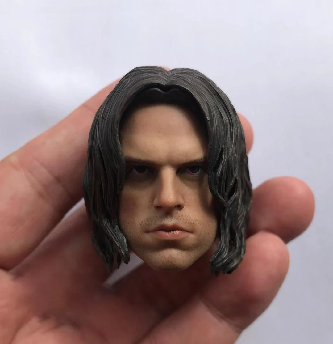 1/6 Bucky Winter PVC Soldier Man Head Carved Model Fit 12''Hot Toys Action Figure
1/6 Bucky Winter PVC Soldier Man Head Carved Model Fit 12''Hot Toys Action Figure