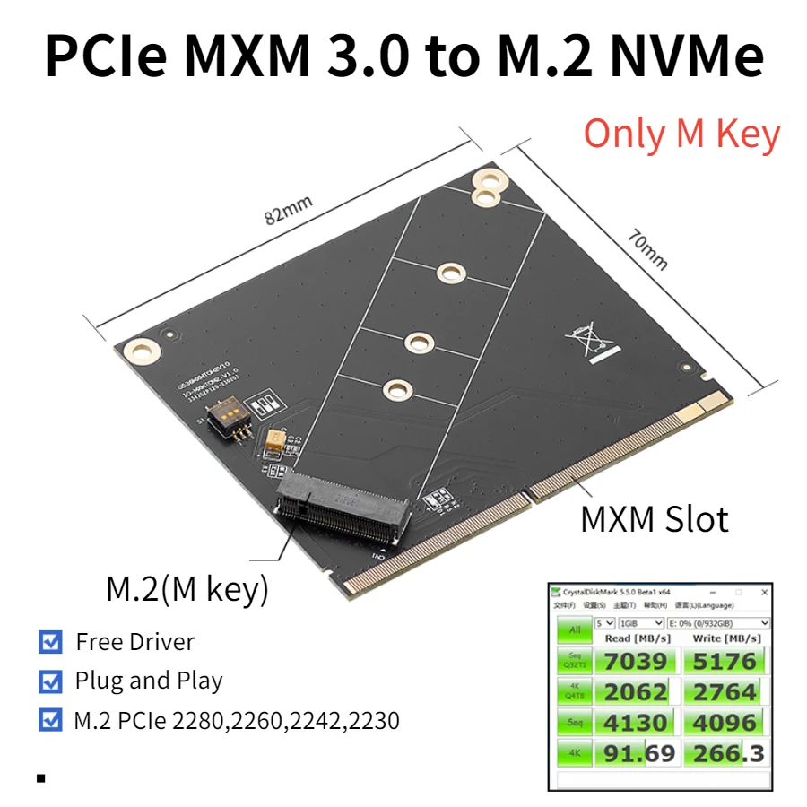 Переходник переходник MXM на NVME, плата расширения PCIe MXM 3,0 на M.2 NVME, поддержка расширенной карты 2230 2242 2260 2280 M2 NVME SSD для ПК
Переходник переходник MXM на NVME, плата расширения PCIe MXM 3,0 на M.2 NVME, поддержка расширенной карты 2230 2242 2260 2280 M2 NVME SSD для ПК