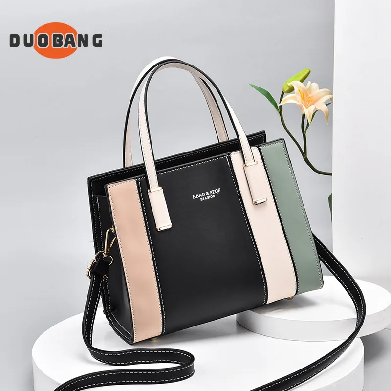 

Handbag Handbag 2023 New Shoulder Slung Middle-aged Mother Bag PU Leather Lady Bag Schoudertassen Dames Groot Luxury Handbags