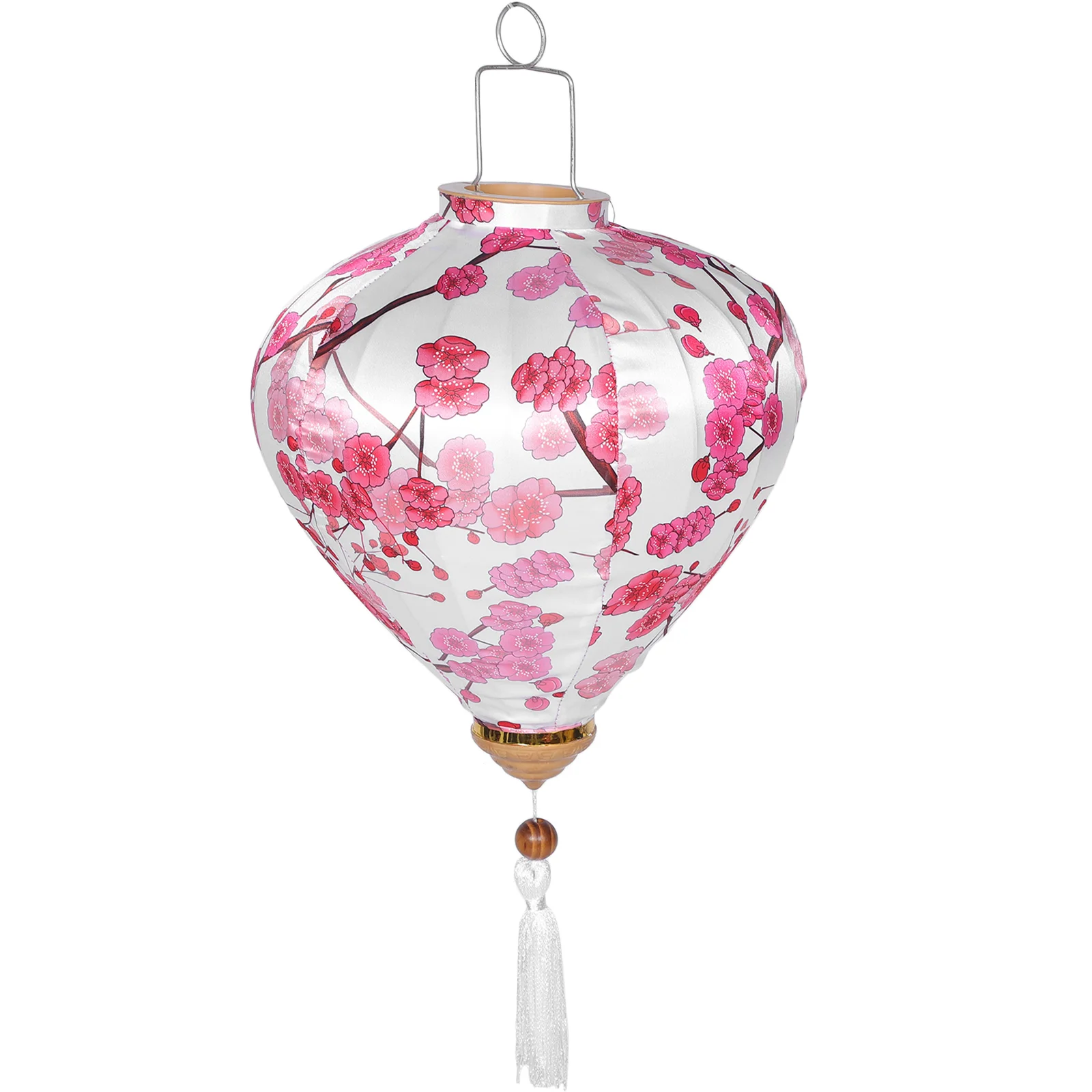 

Floral Pattern Lantern Outdoor Hanging Lantern Ornament Party Layout Cloth Lantern Lantern Decor