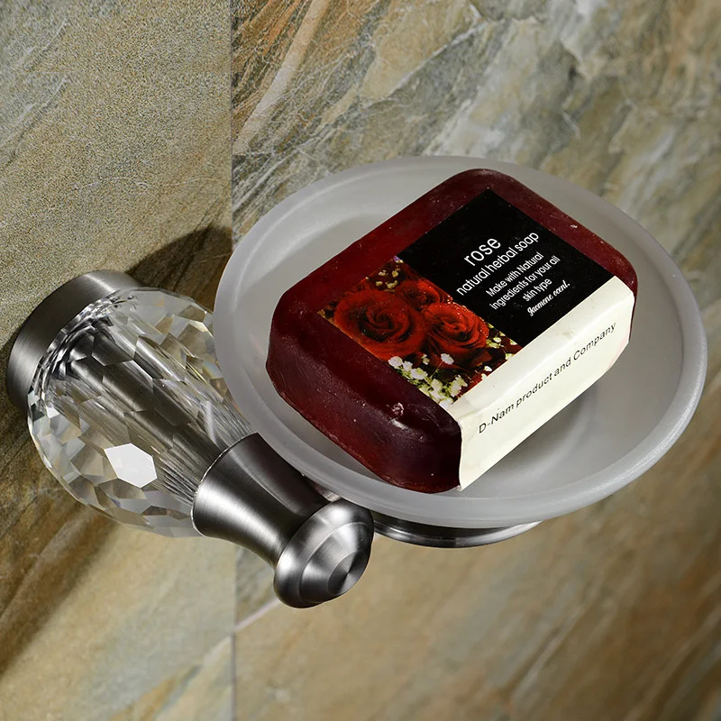 Crystal Stainless Steel Bracket Glass Wall Mounted Hand Wash Bathroom Bath Shower Soap Dishes Holder for Kitchen Washroom WC
Crystal Stainless Steel Bracket Glass Wall Mounted Hand Wash Bathroom Bath Shower Soap Dishes Holder for Kitchen Washroom WC