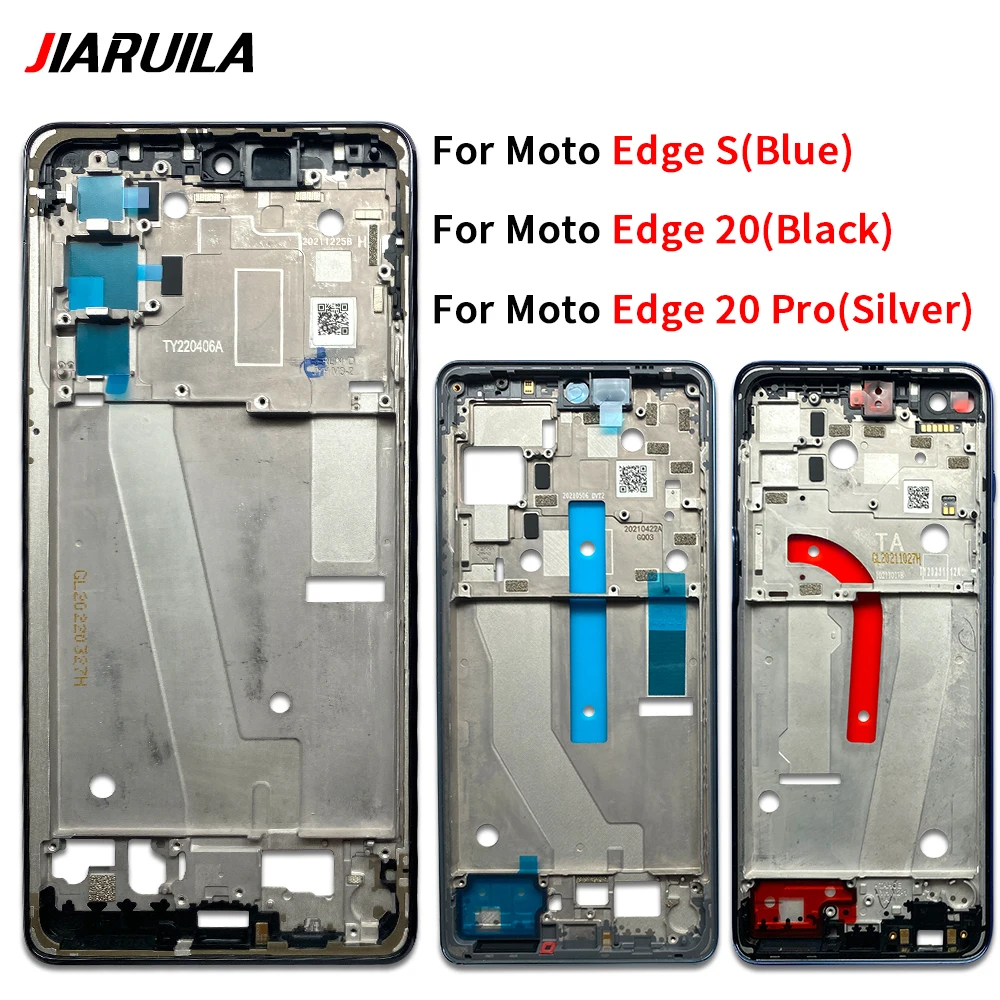 

10 Pcs For Moto Edge 20 Lite Pro S S30 Front Housing LCD Frame Bezel Plate Replacement Part