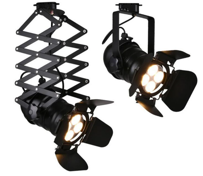 Par30 Telescopic Rod Shielding Anti-glare LED Four-leaf Track Spotlight for shopping mall stage clothing Fill light
Par30 Telescopic Rod Shielding Anti-glare LED Four-leaf Track Spotlight for shopping mall stage clothing Fill light